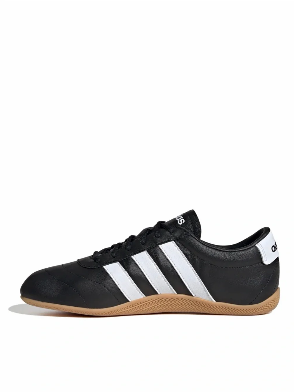 NIB | adidas Women's Grand Court Low Sneakers | Black/White/Gum - Picture 4 of 16